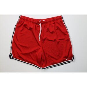 Vintage Y2K Nike Mens Medium Travis Scott Mini Swoosh Above Knee Shorts Red